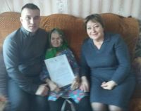 Тыл хезмәтчәне Гөлнур Галимованы 90 яшьлек юбилее белән котладылар
