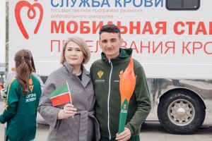 В Казани зажегся «Огонь жизни»