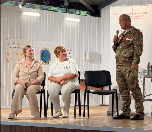 Командир штурмового отряда СВО Олег Матвеев побывал в лагере «Дубки»