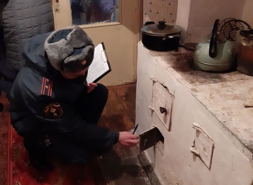 Памятка о мерах пожарной безопасности при эксплуатации печного отопления