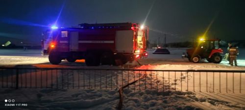 В селе Верхнее Алькеево на ферме произошел пожар