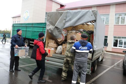 Из Алькеевского района бойцам отправили теплую одежду, буржуйки
