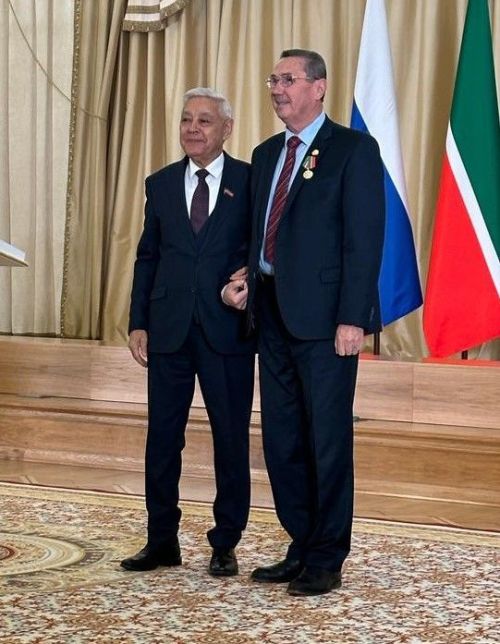 Мирсәет Сөнгатуллинга «Татарстан Республикасы алдындагы казанышлары өчен»  ордены медале тапшырылды