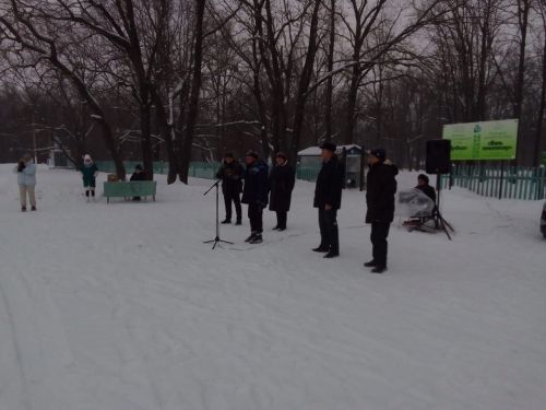 Сегодня в Алькеевском районе прошел новогодний кросс