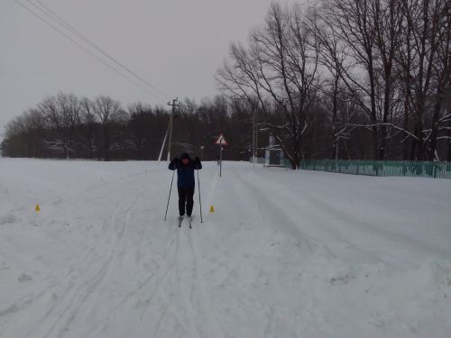 Сегодня в Алькеевском районе прошел новогодний кросс