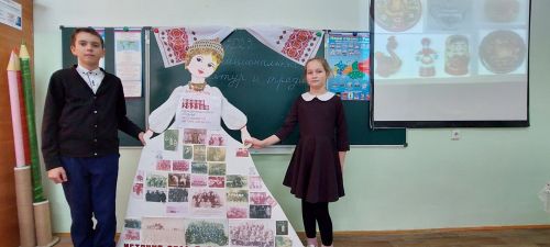 В Борискинской школе прошли классные часы на тему «Народные художественные промыслы России и Республики Татарстан»