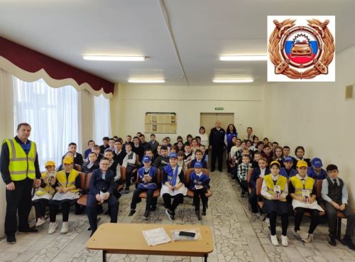 Автоинспекторы района побывали в Ни­жнеалькеевской школе