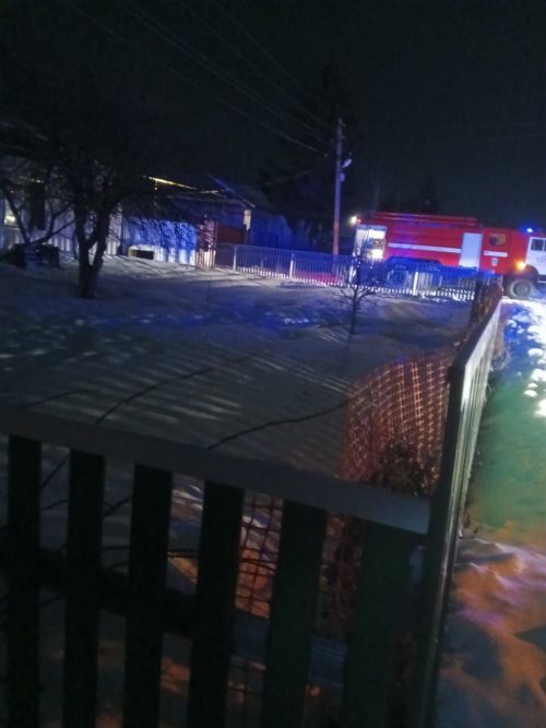 В жилом доме Базарных Матак произошел пожар