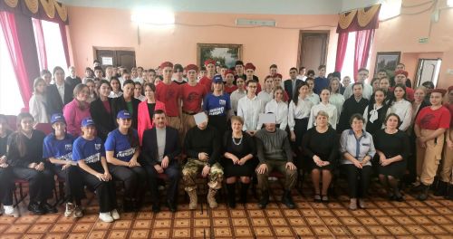 В Базарно-Матакской школе прошла встреча с участниками СВО на Украине