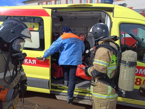 В Алькеевском районе прошли пожарно-тактические учения
