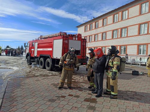 В Алькеевском районе прошли пожарно-тактические учения