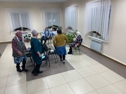 Бибай Чаллы авылы мәдәният йортында татар халык уеннары уйнатылды