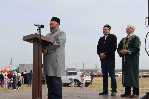 Базарлы Матактагы Өмет мәчете янында гаилә бәйрәме үтте