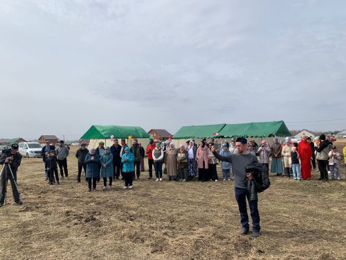 Базарлы Матактагы Өмет мәчете янында гаилә бәйрәме үтте