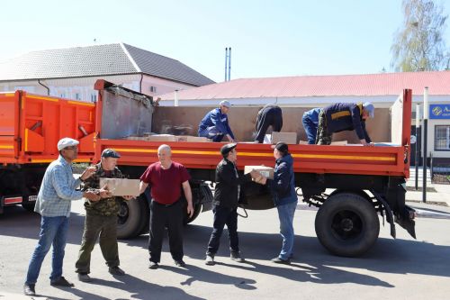 Из Алькеевского района отправлена очередная гуманитарная помощь жителям города Лисичанска