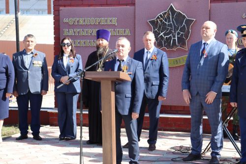 В Алькеевском районе в числе первых в Татарстане открыли обелиск памяти земляков, героически погибших в ходе СВО