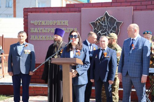 В Алькеевском районе в числе первых в Татарстане открыли обелиск памяти земляков, героически погибших в ходе СВО