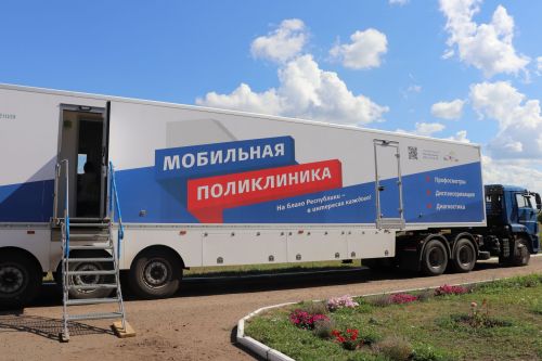 Әлки районында мобиль поликлиника эшли