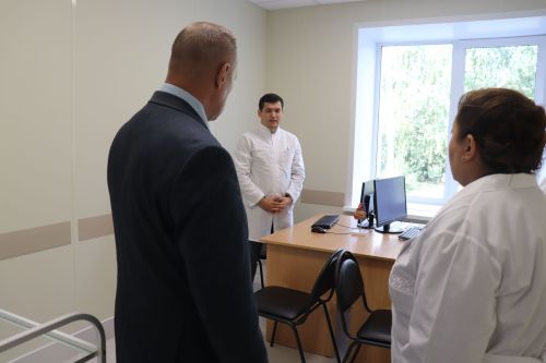 Базарлы Матак үзәк хастаханәсе тулысынча төзекләндерелгәч, ишекләрен ачты