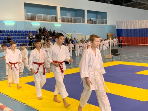 В универсальном спортивном зале «Алина» прошёл Рождественский турнир по киокусинкай