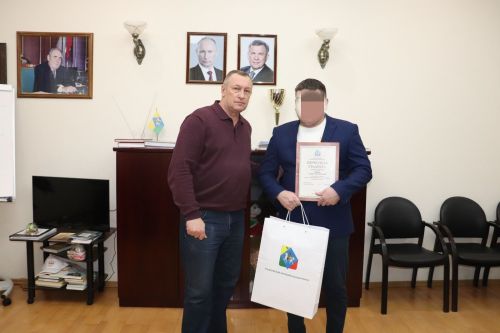 Глава Алькеевского района встретился с командиром танкового батальона подполковником Ганеевым Дамиром
