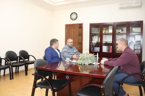 Глава Алькеевского района встретился с командиром танкового батальона подполковником Ганеевым Дамиром