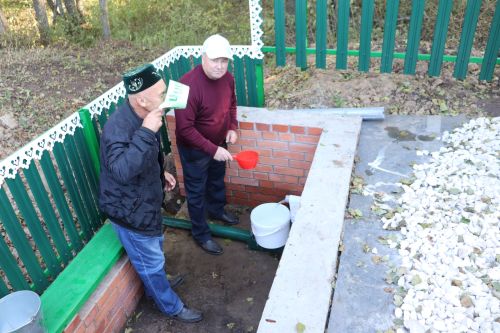 Ташбилге авылында “Исмәгыйль чишмәсе” тантаналы төстә ачылды