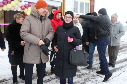 Базарлы Матак авылында  12 фатирлы өч катлы йорт файдалануга тапшырылды