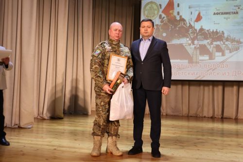 Районда совет гаскәрләренең Әфган җиреннән чыгаруның 35 еллыгы уңаеннан чаралар үтте