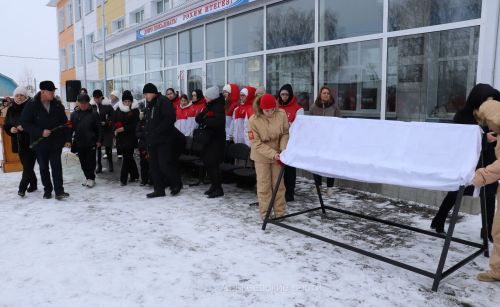 В Базарно-Матакской школе открыли мемориальные доски в честь погибших при исполнении воинского долга на СВО