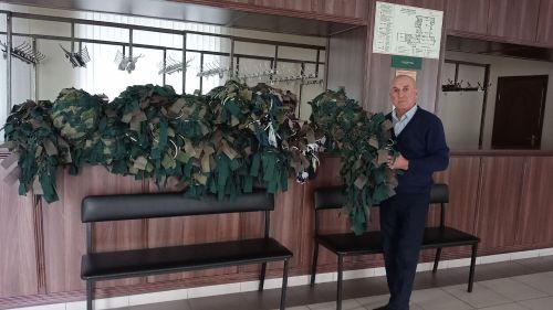 Жители села Старые Матаки оказывают помощь солдатам