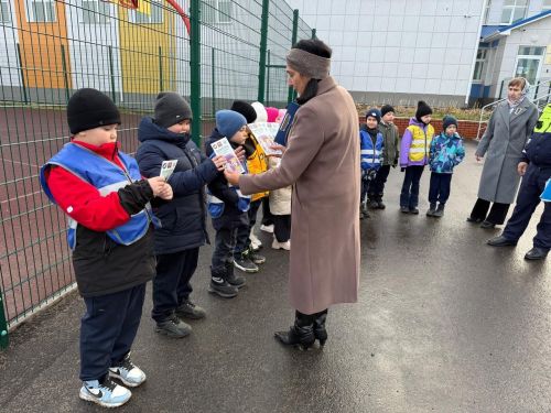 В Алькеевском районе прошла акция «Стань заметней!» для безопасности пешеходов
