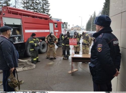 В Алькеевском районе прошло плановое тренировочное пожарно-тактическое учение