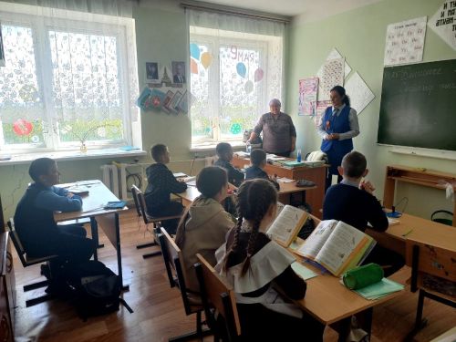 С  учащимися Алпаровской школы села Камкино проведена профилактическая беседа