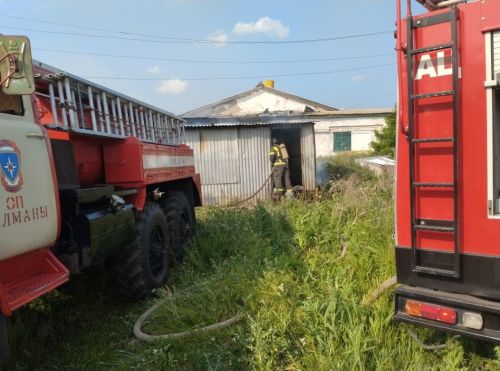 В Алькеевском районе за выходные произошло два пожара