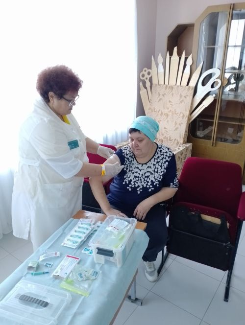 Әлки районында гриппка каршы вакцина кадату башланды