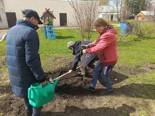 В Юхмачинском доме-интернате прошла акция «Сад памяти»