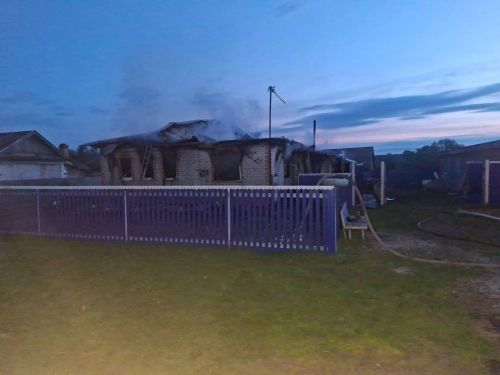 Произошёл пожар в жилом доме в селе Верхнее Алькеево