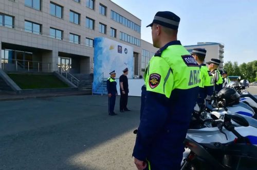 На дорогах Татарстана начал свою работу полицейский мотопатруль