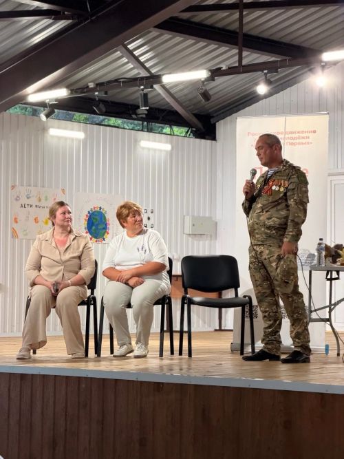 «Яшь имәннәр» балалар лагеренда махсус хәрби операциянең штурм отряды командиры Матвеев Олег булды