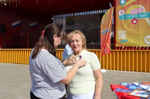 В Алькеевском районе прошло празднование Дня Государственного флага России
