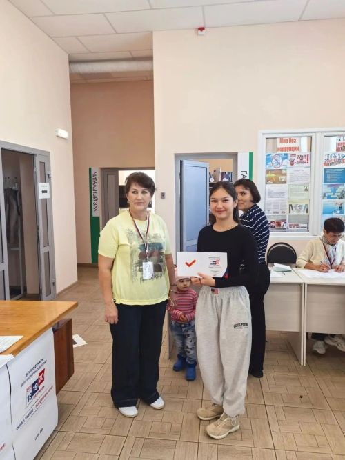 Әлки районының яшь сайлаучылары үзләренең беренче сайлавын ясадылар