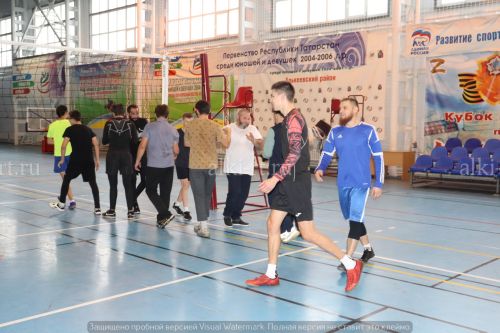 Мухтасиб Алькеевскгого района провел соревнования по волейболу среди сельской молодежи