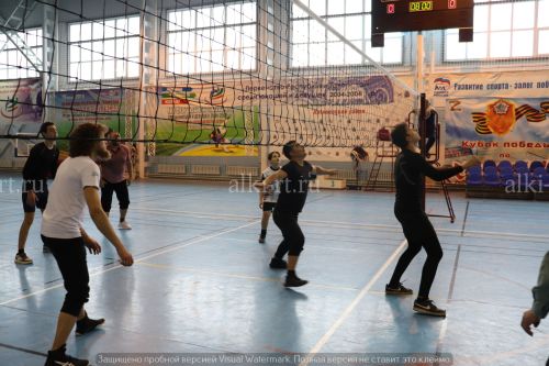 Мухтасиб Алькеевскгого района провел соревнования по волейболу среди сельской молодежи