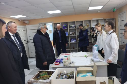 С рабочим визитом в Алькеевский район приехал премьер-министра РТ Василь Шайхразиев
