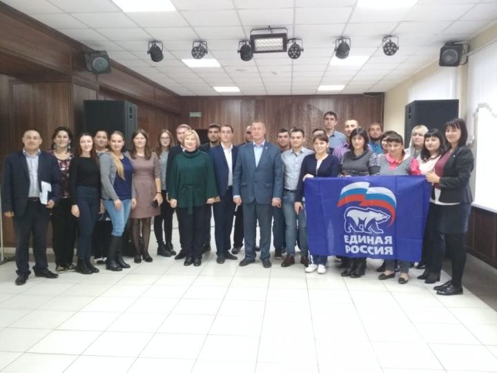 В Алькеевском районе состоялось общее собрание состава Молодой Гвардии Единой России и Молодежного парламента