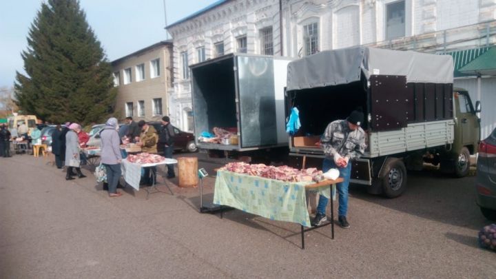 В Алькеевском районе прошла большая осенняя ярмарка "Базарные Матаки -- хлебное село". ФОТО