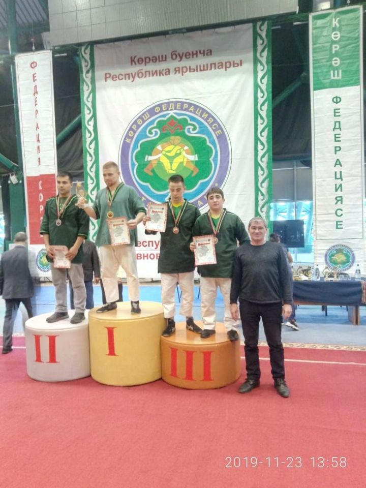 Борец из Алькеевского района Рамис Миндубаев в чемпионате Татарстана в своем весе занял третье место