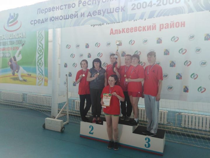 В Алькеевском районе определились чемпионы по волейболу среди женских команд
