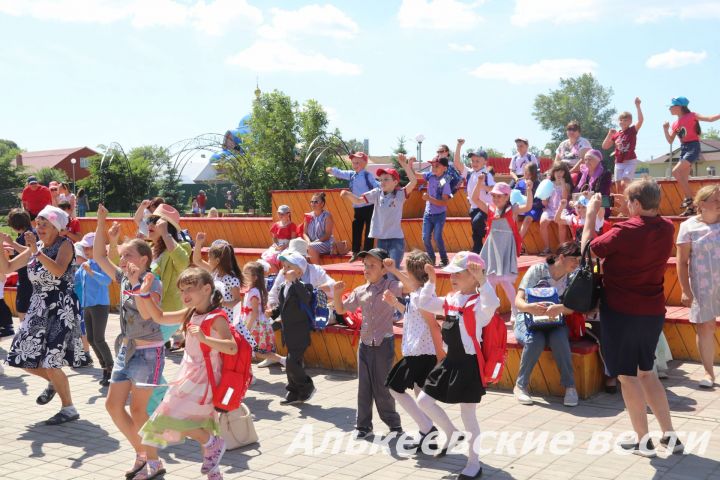 В центральном парке Алькеевского района сегодня праздник- День России